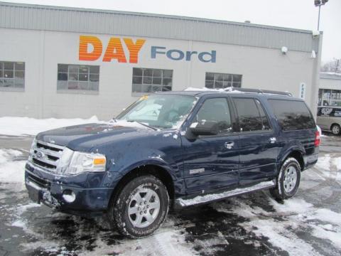 Dark Blue Pearl Metallic Ford Expedition EL XLT 4x4.  Click to enlarge.