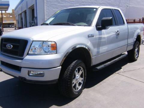 Silver Metallic Ford F150 STX SuperCab 4x4.  Click to enlarge.
