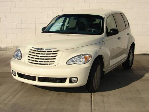 Cool Vanilla White Chrysler PT Cruiser Touring.  Click to enlarge.