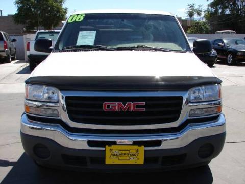 Summit White GMC Sierra 1500 SL Regular Cab.  Click to enlarge.
