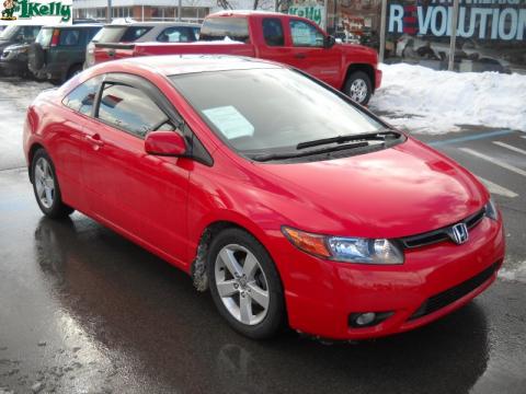 Tango Red Pearl Honda Civic EX Coupe.  Click to enlarge.
