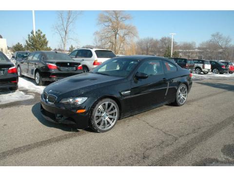 Jet Black 2009 BMW M3 Coupe with Black Novillo Leather interior Jet Black 