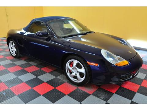Midnight Blue Metallic Porsche Boxster S.  Click to enlarge.