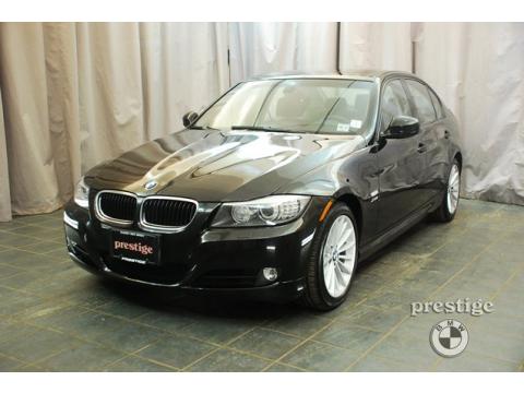 Jet Black BMW 3 Series 328xi Sedan.  Click to enlarge.