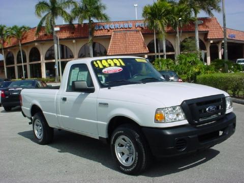 Oxford White Ford Ranger XL Regular Cab.  Click to enlarge.