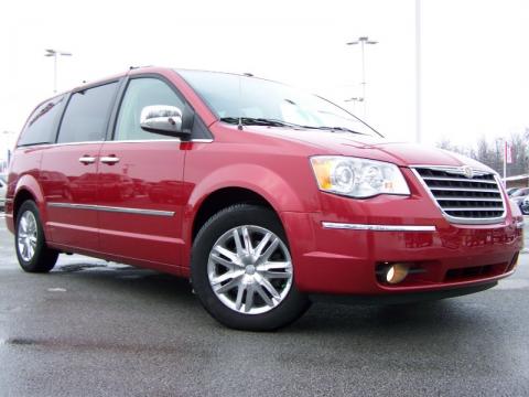 Inferno Red Crystal Pearlcoat Chrysler Town & Country Limited.  Click to enlarge.