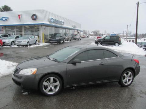 Granite Metallic Pontiac G6 GT Convertible.  Click to enlarge.