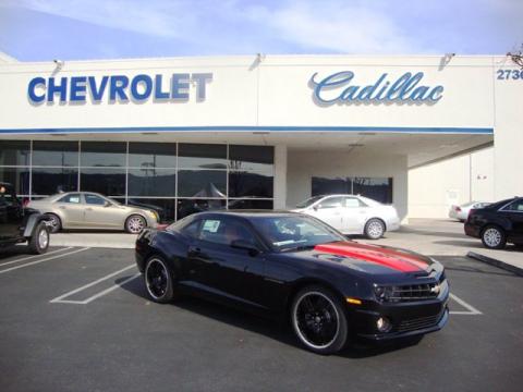 Black Chevrolet Camaro SS/RS Coupe.  Click to enlarge.