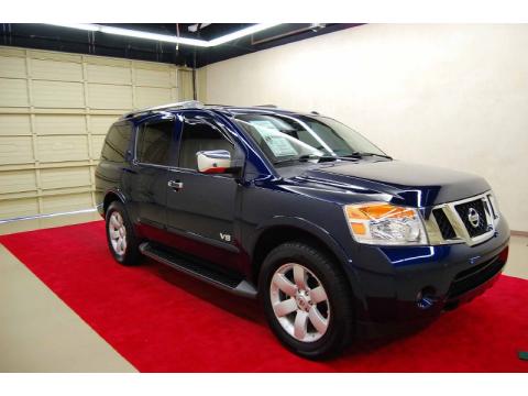 Majestic Blue Nissan Armada LE.  Click to enlarge.