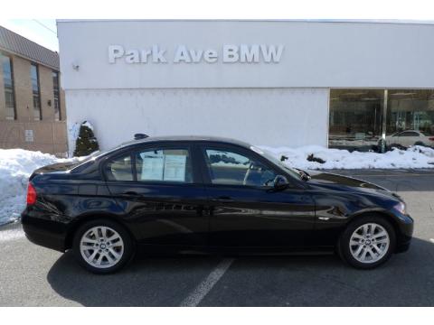 Jet Black BMW 3 Series 325i Sedan.  Click to enlarge.