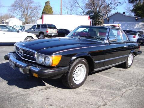 Black Mercedes-Benz SL Class 380 SL Roadster. Click to enlarge. Black Mercedes-Benz SL Class 380 SL Roadster. Click to enlarge.