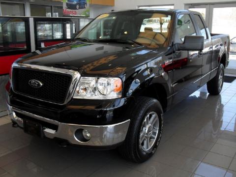 Black Ford F150 XLT SuperCab 4x4.  Click to enlarge.