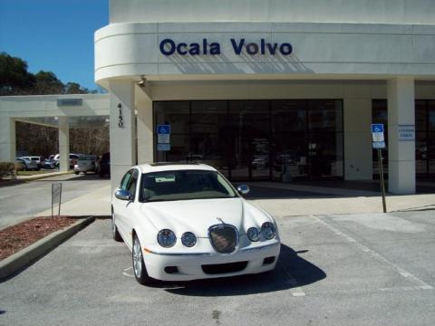 Porcelain White Jaguar S-Type 3.0.  Click to enlarge.