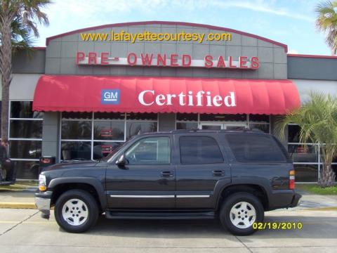 Black Chevrolet Tahoe LT.  Click to enlarge.