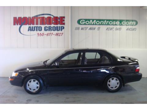 Satin Black Metallic Toyota Corolla DX.  Click to enlarge.