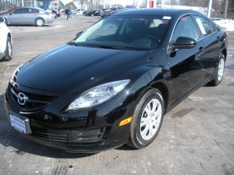 Ebony Black Mazda MAZDA6 i Sport.  Click to enlarge.