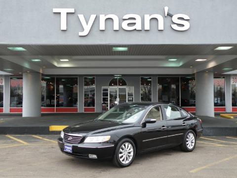 Ebony Black Hyundai Azera Limited.  Click to enlarge.