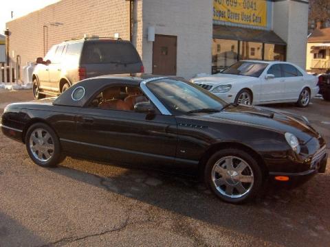 Evening Black Ford Thunderbird Premium Roadster.  Click to enlarge.