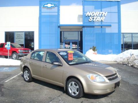 Sandstone Metallic Chevrolet Cobalt LS Sedan.  Click to enlarge.