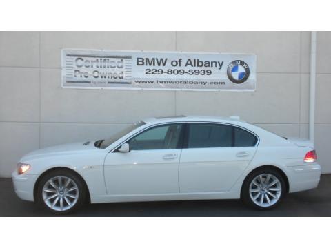 Alpine White BMW 7 Series 750Li Sedan.  Click to enlarge.