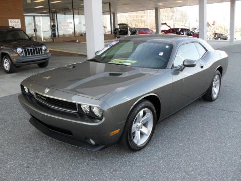 Dark Titanium Metallic Dodge Challenger SE.  Click to enlarge.