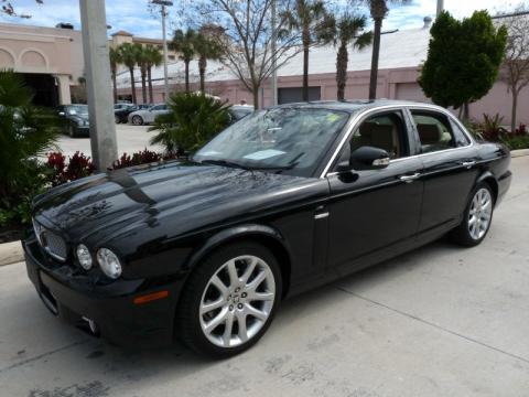 Ebony Black Jaguar XJ XJ8.  Click to enlarge.