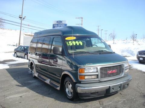 Laguna Green Metallic GMC Savana Van G1500 Passenger Conversion.  Click to enlarge.