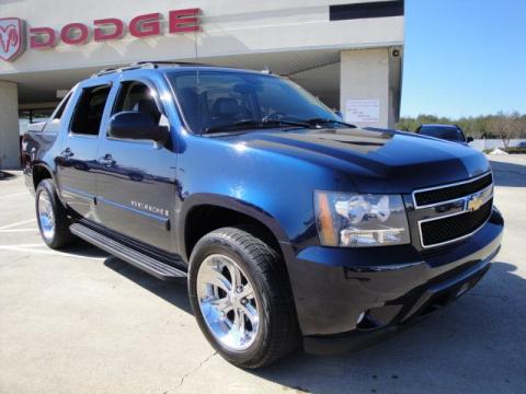 Dark Blue Metallic Chevrolet Avalanche LTZ 4WD.  Click to enlarge.