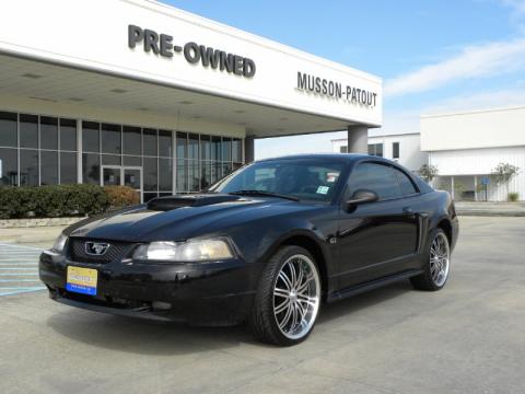 Black Ford Mustang GT Coupe.  Click to enlarge.
