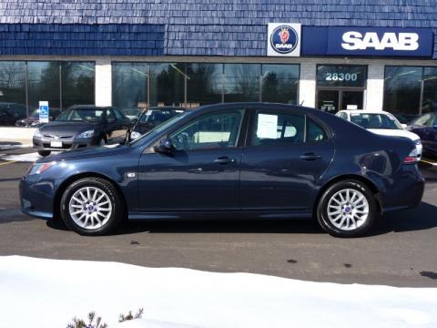 Nocturne Blue Metallic Saab 9-3 2.0T Sport Sedan.  Click to enlarge.