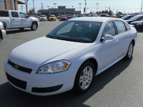 Summit White Chevrolet Impala LT.  Click to enlarge.