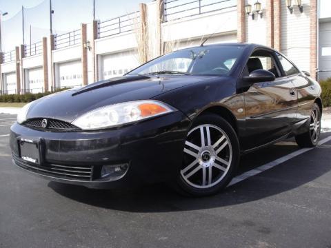 Black Mercury Cougar V6 Coupe.  Click to enlarge.