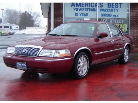 Matador Red Metallic Mercury Grand Marquis LS.  Click to enlarge.