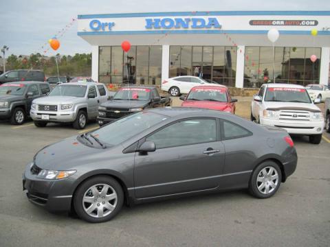 Polished Metal Metallic Honda Civic LX Coupe.  Click to enlarge.