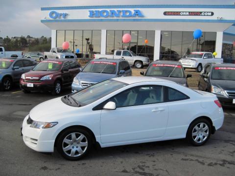 Taffeta White Honda Civic LX Coupe.  Click to enlarge.