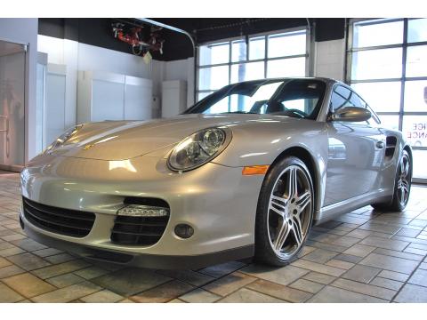 GT Silver Metallic Porsche 911 Turbo Coupe.  Click to enlarge.