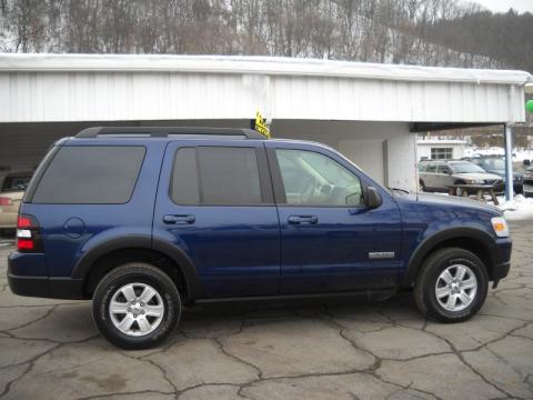 Dark Blue Pearl Metallic Ford Explorer XLT 4x4.  Click to enlarge.