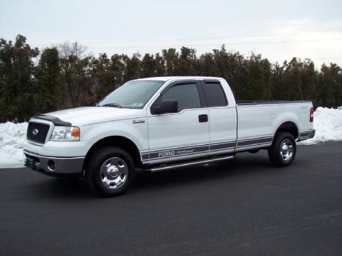 Oxford White Ford F150 XLT SuperCab 4x4.  Click to enlarge.