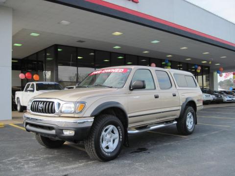 Mystic Gold Metallic Toyota Tacoma V6 PreRunner Double Cab.  Click to enlarge.