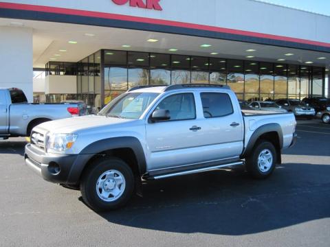 Silver Streak Mica Toyota Tacoma V6 Double Cab 4x4.  Click to enlarge.