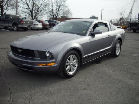 Tungsten Grey Metallic Ford Mustang V6 Deluxe Coupe.  Click to enlarge.