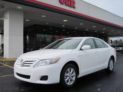 Super White Toyota Camry LE V6. Click to enlarge. Super White Toyota Camry LE V6. Click to enlarge.