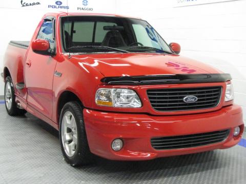Bright Red Ford F150 SVT Lightning.  Click to enlarge.