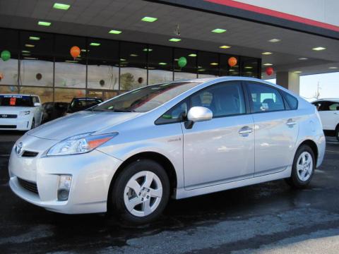 Classic Silver Metallic Toyota Prius Hybrid IV.  Click to enlarge.