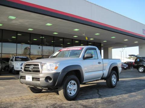 Silver Streak Mica Toyota Tacoma Regular Cab 4x4.  Click to enlarge.