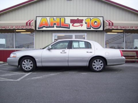 Silver Birch Metallic Lincoln Town Car Cartier.  Click to enlarge.