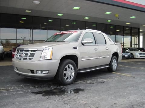 Gold Mist Cadillac Escalade EXT AWD.  Click to enlarge.