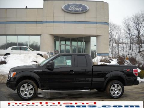 Tuxedo Black Ford F150 FX4 SuperCab 4x4.  Click to enlarge.