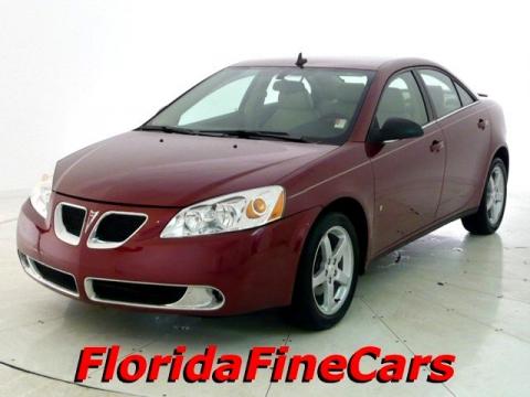 Performance Red Metallic Pontiac G6 V6 Sedan.  Click to enlarge.
