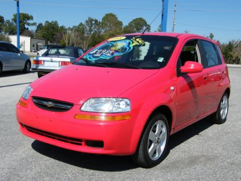 Victory Red Chevrolet Aveo Aveo5 LS.  Click to enlarge.